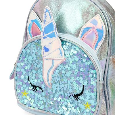 Eazy Kids - Sequin School Backpack - Unicorn Green