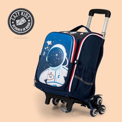 Eazy Kids - Back to School - 16" Astronaut Space School Backpack - Blue 