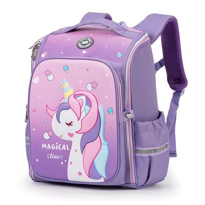 Eazy Kids - Back to School - 16" Magical Unicorn School Backpack - Pink