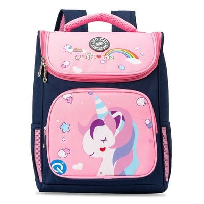 Eazy Kids - Back to School - 16" Unicorn School Backpack - Pink