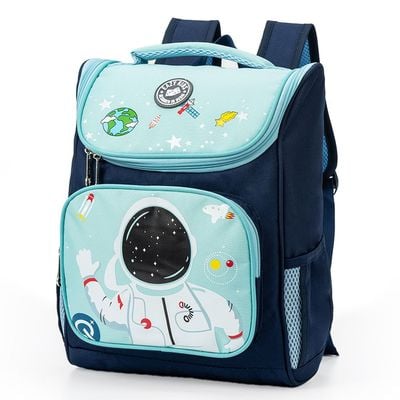 Eazy Kids - Back to School - 16" Astronaut Space School Backpack - Blue