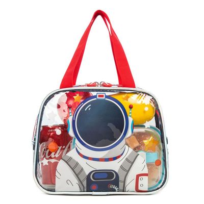 Eazy Kids-16" School Bag Lunch Bag Pencil Case Set of 3- Astronaut-Blue