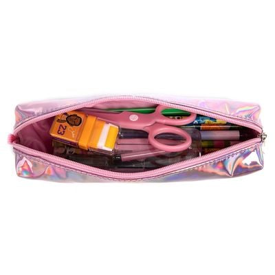 Eazy Kids - 17" School Bag Lunch Bag Pencil Case Set of 3 Girl Things - Pink