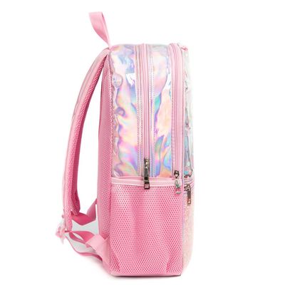 Eazy Kids-17" School Bag Lunch Bag Pencil Case Set of 3 Girl Things-Pink