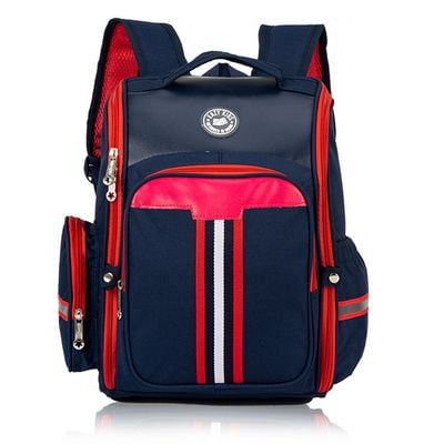 Eazy Kids - School Bag wt Trolley, Red Blue