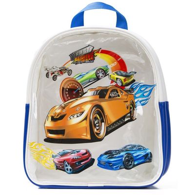 Eazy Kids Backpack Car - Blue