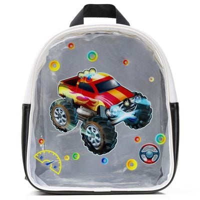 Eazy Kids Backpack Car - Black