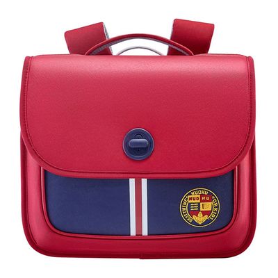 Nohoo Preppy Spine Protection Horizontal School Backpack for 0 - 5 Grade Primary Students - Red