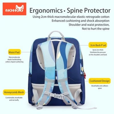 Nohoo School Bag - Symphony Blue