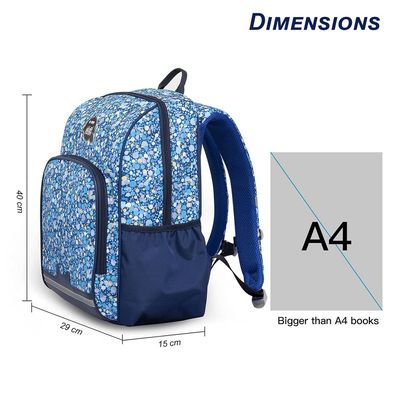 Nohoo School Bag - Retro Blue