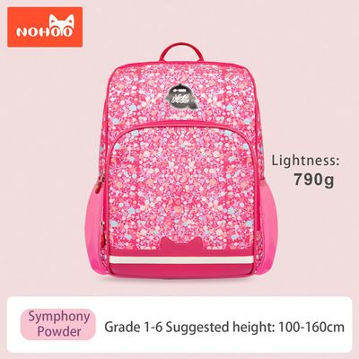 Nohoo School Bag - Retro Pink