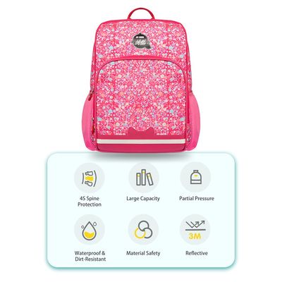 Nohoo School Bag - Retro Pink