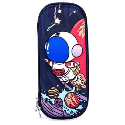 Eazy Kids 3D Astronaut Pencil Case - blue