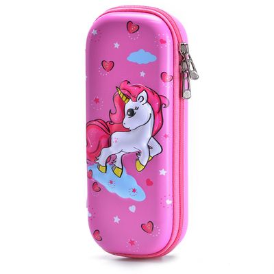 Eazy Kids 3D Pencil Case - Unicorn Pink