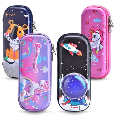 Eazy Kids 3D Genie Unicorn Pencil Case 