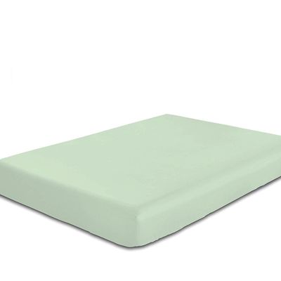 Cotton Home 1pcs fitted sheet Super Soft 90X200+20cm Green
