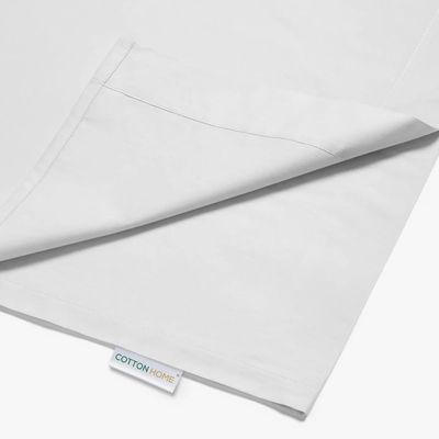 Cotton Home 1pcs Flat Sheet Super Soft 200X220cm White