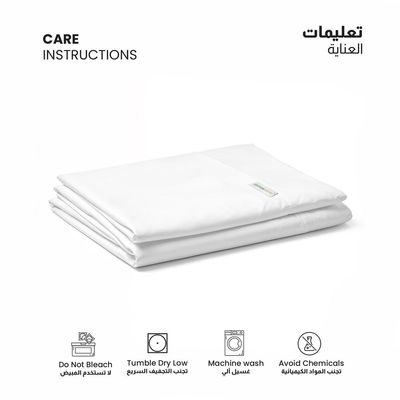 Cotton Home 1pcs Flat Sheet Super Soft 200X220cm White