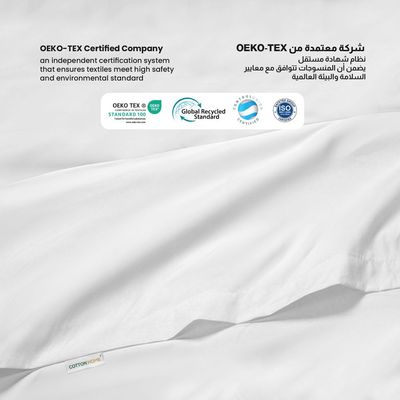 Cotton Home 1pcs Flat Sheet Super Soft 200X220cm White