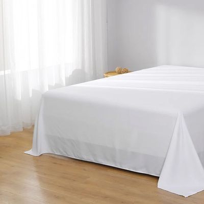 1pcs Flat Sheet Super Soft 220X240cm White