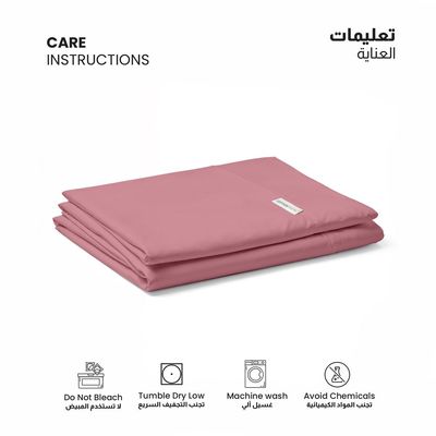 Cotton Home 1pcs Flat Sheet Super Soft 240X260cm Muave