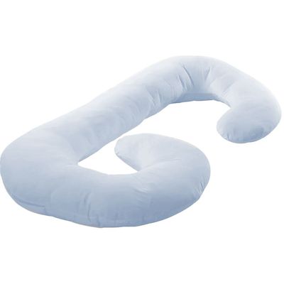 Cotton Home Pregnency Pillow -80x130 cm, Blue 