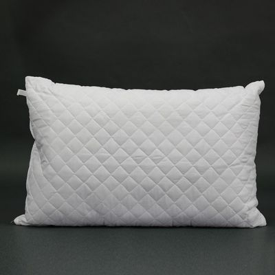  Cotton Home Quilted Pillow Queen-1pc 50x70cm, White 