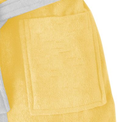  Duck Embroidered Kids Bathrobe with Hood and Tie Up BeLight - Yellow,08-10year