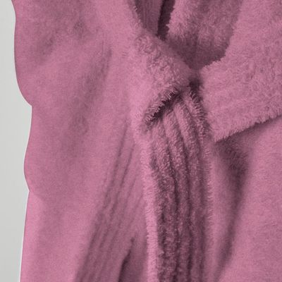  Cotton Home Bathrobe with Pockets Terry - Lavender 