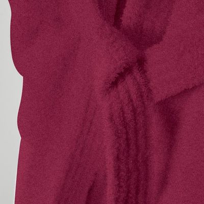  Cotton Home Bathrobe with Pockets Terry - Burgundy 
