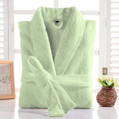  Cotton Home Bathrobe with Pockets Terry - Mint Green 