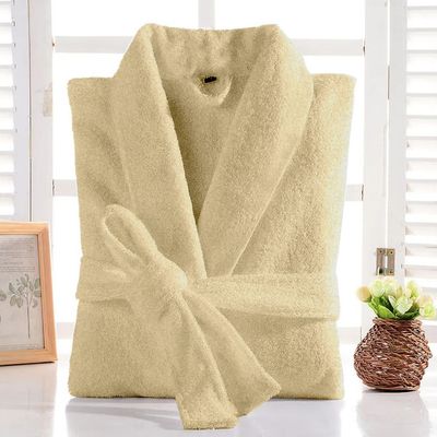  Cotton Home Bathrobe with Pockets Terry -Linen 