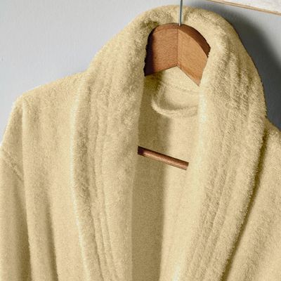  Cotton Home Bathrobe with Pockets Terry -Linen 