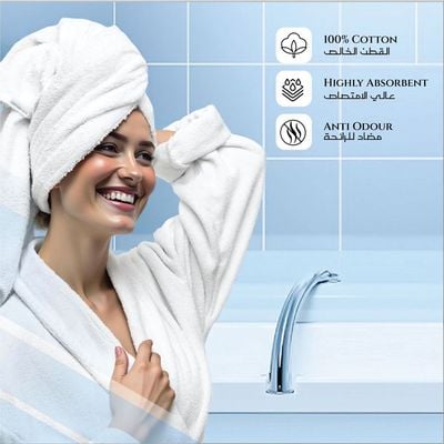  Cotton Home Bath Towel,70x140cm,100%Cotton,White