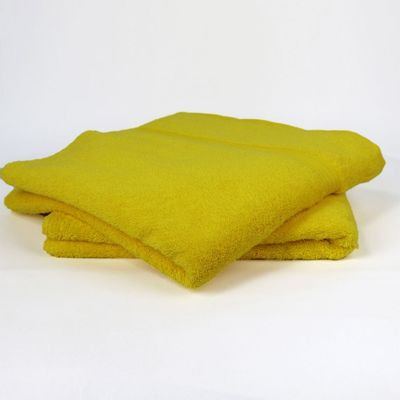  Cotton Home Bath Towel 2pc Set,70x140cm,100%Cotton,Yellow