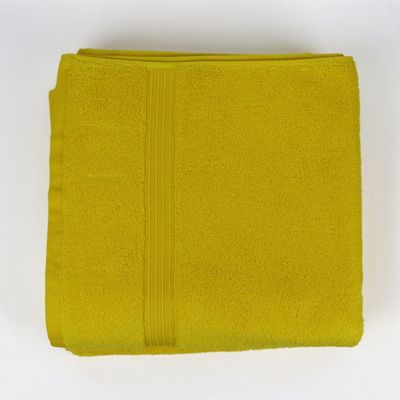  Cotton Home Bath Towel 2pc Set,70x140cm,100%Cotton,Yellow