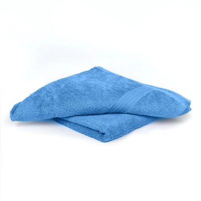  Cotton Home Bath Towel 2pc Set,70x140cm,100%Cotton, Light Blue 