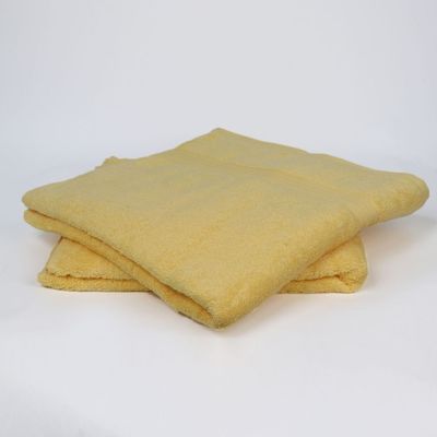  Cotton Home Bath Towel 2pc Set,70x140cm,100%Cotton,Gold 