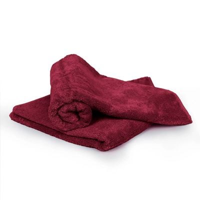  Cotton Home Bath Towel 2pc Set,70x140cm,100%Cotton Burgundy