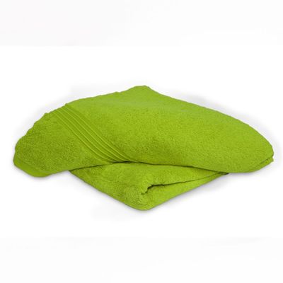  Cotton Home Bath Towel 2pc Set,70x140cm,100%Cotton Kiwi Green