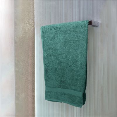  Cotton Home Bath Towel 2pc Set,70x140cm,100%Cotton Dark Mint 