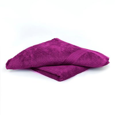  Cotton Home Bath Towel 2pc Set,70x140cm,100%Cotton Purple