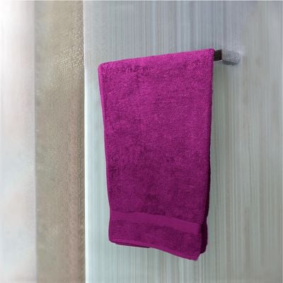  Cotton Home Bath Towel 2pc Set,70x140cm,100%Cotton Purple