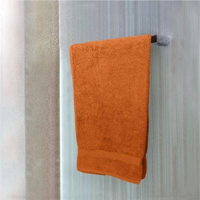  Cotton Home Bath Towel 2pc Set,70x140cm,100%Cotton Orange