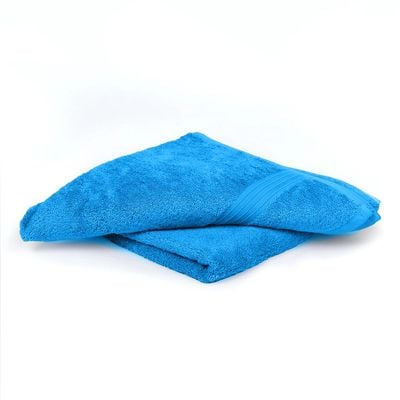  Cotton Home Bath Towel 2pc Set,70x140cm,100%Cotton T.Blue 