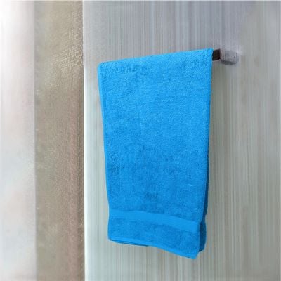  Cotton Home Bath Towel 2pc Set,70x140cm,100%Cotton T.Blue 