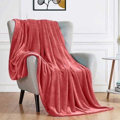 Coton Home Microflannel Blanket 160x220cm - Pink