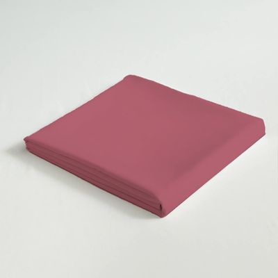 Cotton Home 3 Piece Flat Sheet Set Super Soft Muave Queen Size 200X220 cm with 2 Pillow case