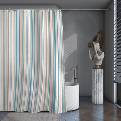 Cotton Home Microfiber Shower Curtain-DS03