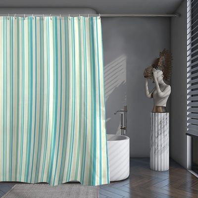 Cotton Home Microfiber Shower Curtain-DS13